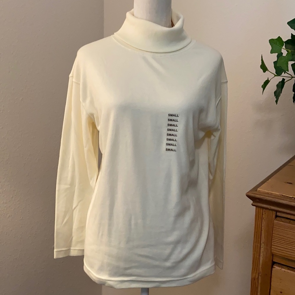 Cream Turtleneck